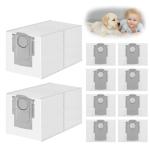 High Capacity Dust Bags for Roborock Vacuums - 10 Pack