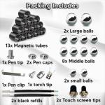 Magnetic Fidget Pen with Light for Stress Relief