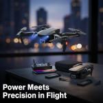 4K Foldable Dual Camera Drone with Stunts