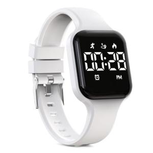 Focwony Kids Waterproof Fitness Tracker Watch (White)