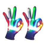 Colorful LED Gloves for Kids Ages 8-12