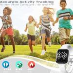 Focwony Kids Waterproof Fitness Tracker Watch (White)