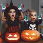 Colorful LED Gloves for Kids Ages 8-12