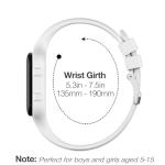 Focwony Kids Waterproof Fitness Tracker Watch (White)