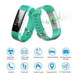 Smart Fitness Tracker with Heart Rate Monitor - Green