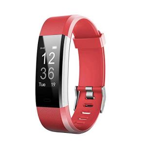 Smart Fitness Tracker Bracelet for All Ages - Red