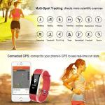 Smart Fitness Tracker Bracelet for All Ages - Red