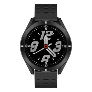 HUYA Waterproof Smart Fitness Tracker Watch, Black
