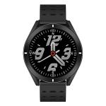 HUYA Waterproof Smart Fitness Tracker Watch, Black