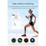 HUYA Waterproof Smart Fitness Tracker Watch, Black