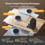 Roborock Qrevo Robot Vacuum and Mop, Black