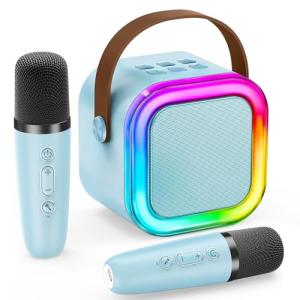 Bluetooth Karaoke Machine for Kids with 2 Microphones