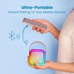 Bluetooth Karaoke Machine for Kids with 2 Microphones
