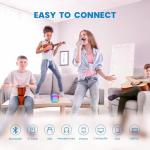 Bluetooth Karaoke Machine for Kids with 2 Microphones