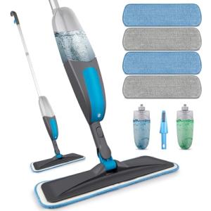 BPAWA Spray Mop with Reusable Pads and Bottles