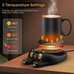 Desk Coffee Mug Warmer with 3 Temperature Settings
