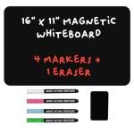 Weekly Planner Fridge Magnet with Neon Markers