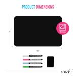 Weekly Planner Fridge Magnet with Neon Markers