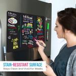 Weekly Planner Fridge Magnet with Neon Markers