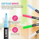 Weekly Planner Fridge Magnet with Neon Markers