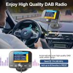 Wireless Bluetooth Car FM Transmitter with Hands-Free