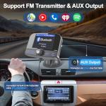 Wireless Bluetooth Car FM Transmitter with Hands-Free