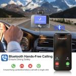 Wireless Bluetooth Car FM Transmitter with Hands-Free