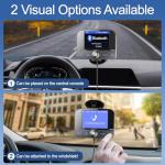Wireless Bluetooth Car FM Transmitter with Hands-Free
