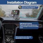 Wireless Bluetooth Car FM Transmitter with Hands-Free