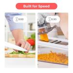 6-in-1 Veggie Slicer and Spiralizer - Professional Kitchen Gadget