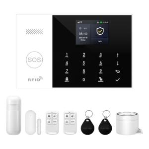 8-Piece 4G WiFi Home Alarm System with App