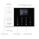 8-Piece 4G WiFi Home Alarm System with App