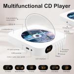 Adirigo Bluetooth CD Player with Remote & Speakers