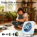 Adirigo Bluetooth CD Player with Remote & Speakers