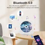 Adirigo Bluetooth CD Player with Remote & Speakers