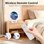 Adirigo Bluetooth CD Player with Remote & Speakers