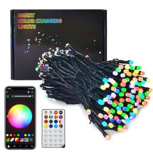 YOSION 65FT Smart RGB LED Christmas String Lights