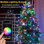 YOSION 65FT Smart RGB LED Christmas String Lights