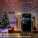YOSION 65FT Smart RGB LED Christmas String Lights