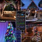 YOSION 65FT Smart RGB LED Christmas String Lights