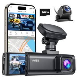 REDTIGER F7N 4K Dual Dash Cam with WiFi