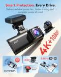 REDTIGER F7N 4K Dual Dash Cam with WiFi