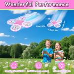 Flintronic Mini Drone with LED Lights for Kids