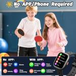 Kids Smart Watch with Fitness Tracker and Games