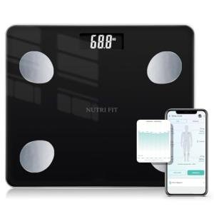 NUTRI FIT Smart Digital Bathroom Scale with Bluetooth