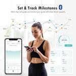 NUTRI FIT Smart Digital Bathroom Scale with Bluetooth
