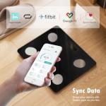 NUTRI FIT Smart Digital Bathroom Scale with Bluetooth