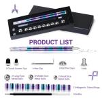 Rainbow Magnetic Fidget Pen with Balloons