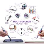 Rainbow Magnetic Fidget Pen with Balloons