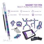 Rainbow Magnetic Fidget Pen with Balloons